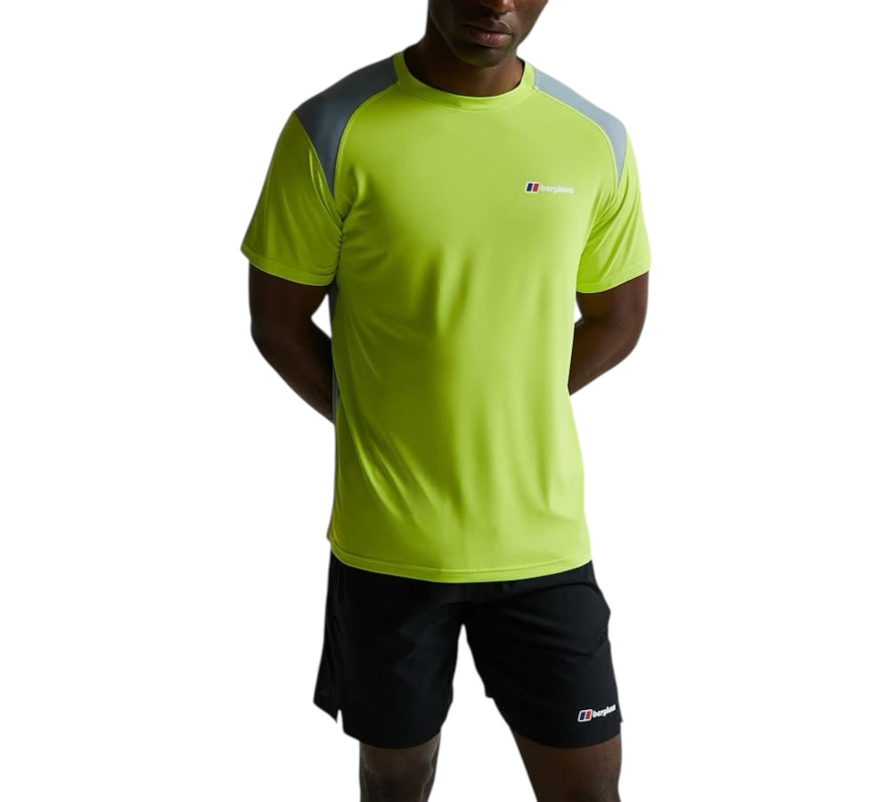 BERGHAUS WAYSIDE 3.0 TECH T -SHIRT - SPARK/GRANITE