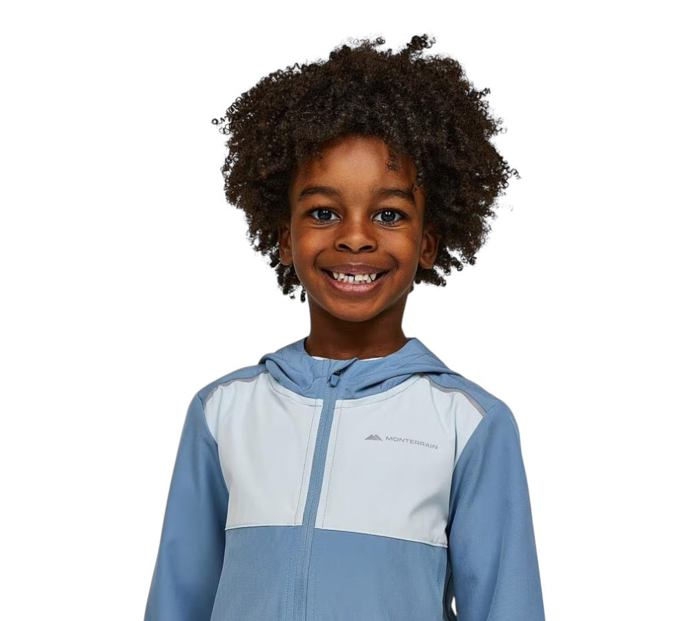 JUNIOR MONTERRAIN FORM WOVEN TRACKSUIT - BALLAD BLUE