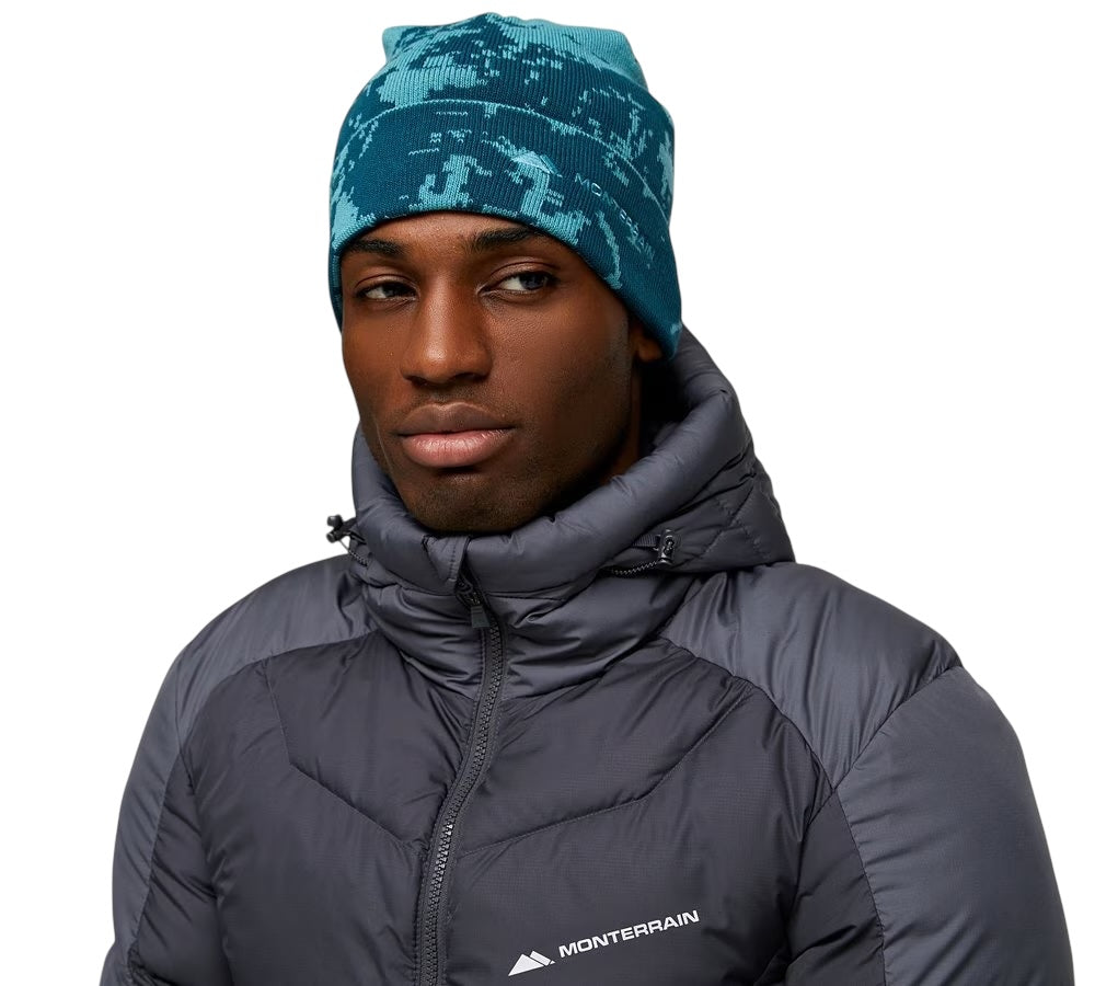 FACTION KNITTED BEANIE HAT - BLUE