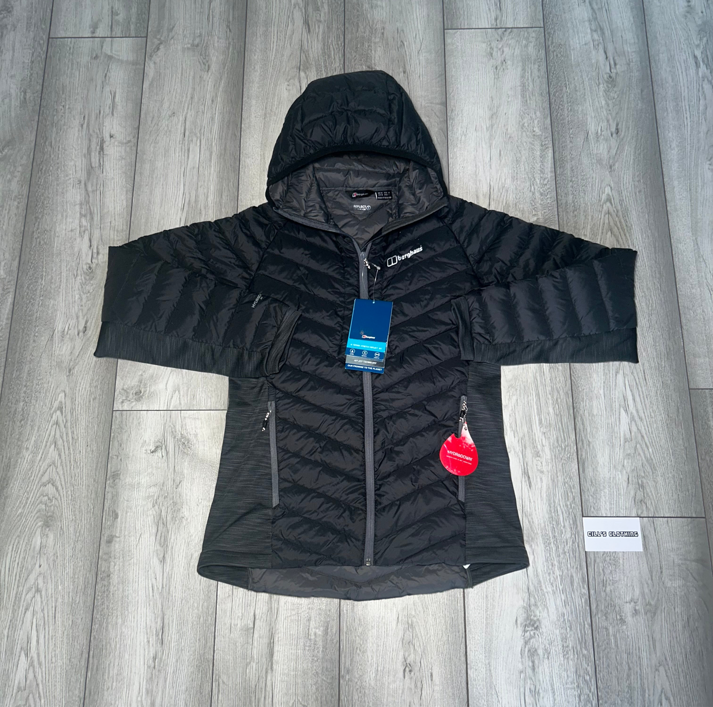BERGHAUS HYBRID JACKET - BLACK
