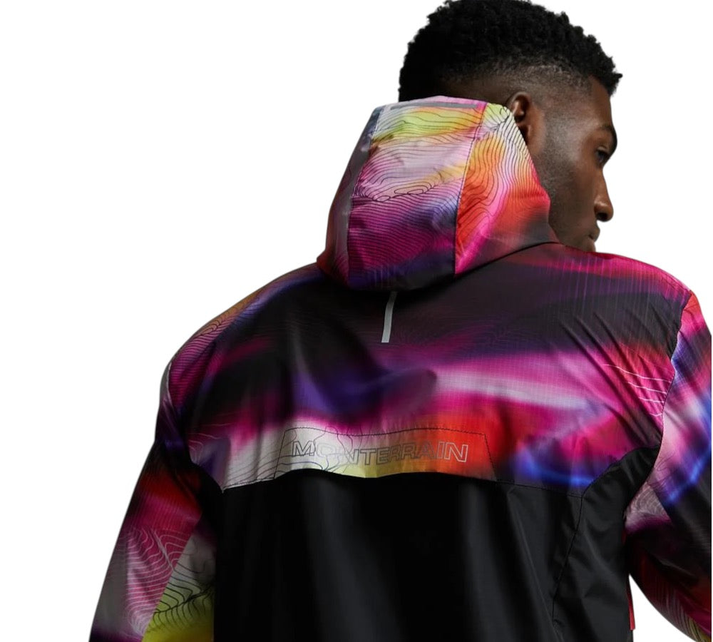MONTERRAIN HEATMAP WINDRUNNER- BLACK/MULTI
