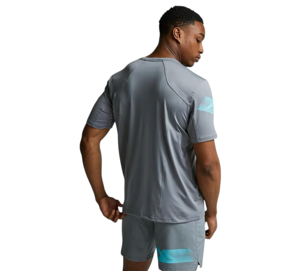 MONTERRAIN NIGHT OWL T-SHIRT - GREY/BLUE