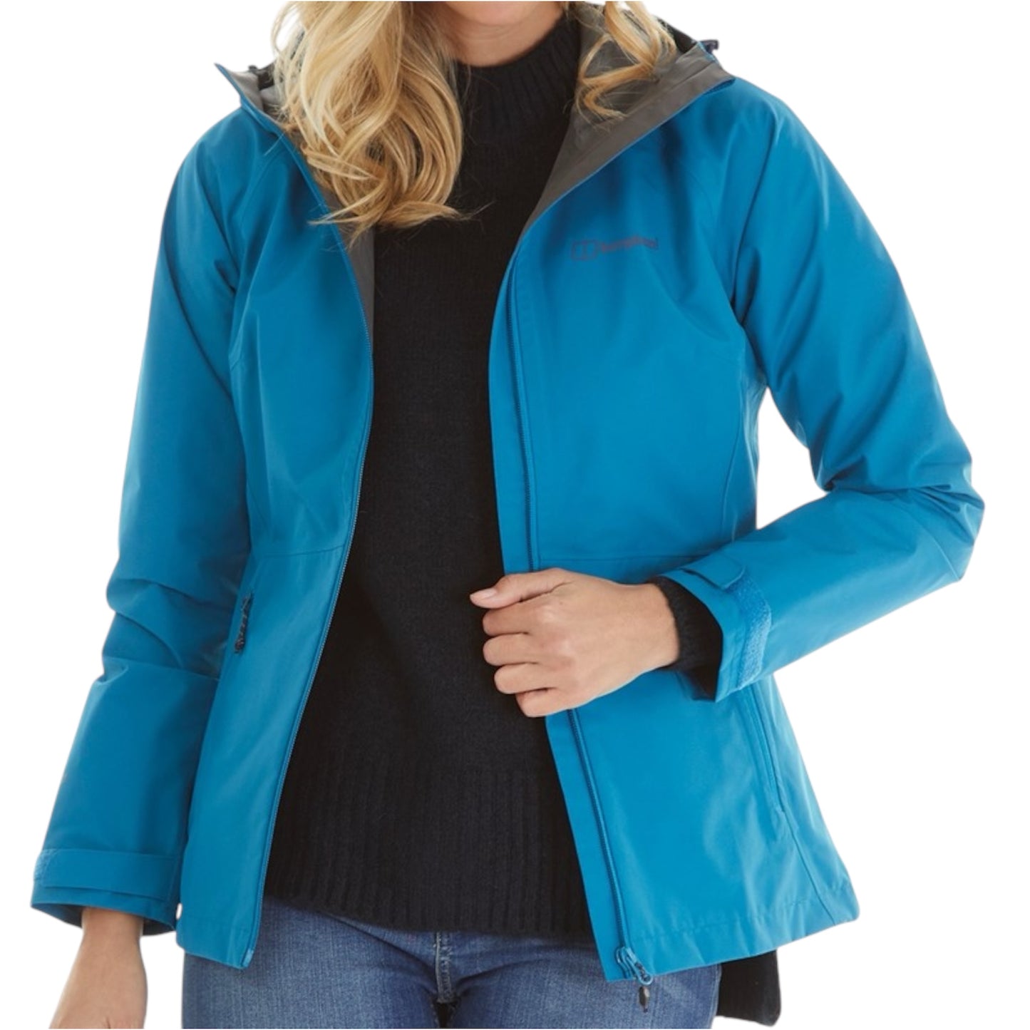 BERGHAUS WOMENS GORE-TEX WATERPROOF JACKET - BLUE