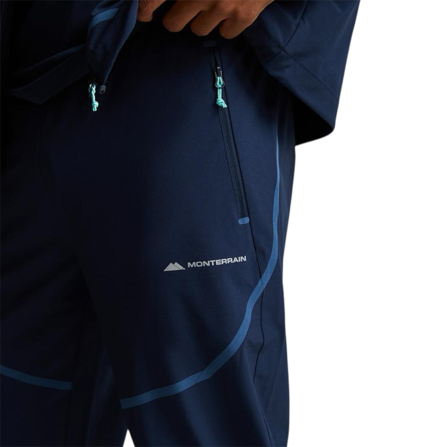 MONTERRAIN AZURE RUNNING PANTS - BLUE