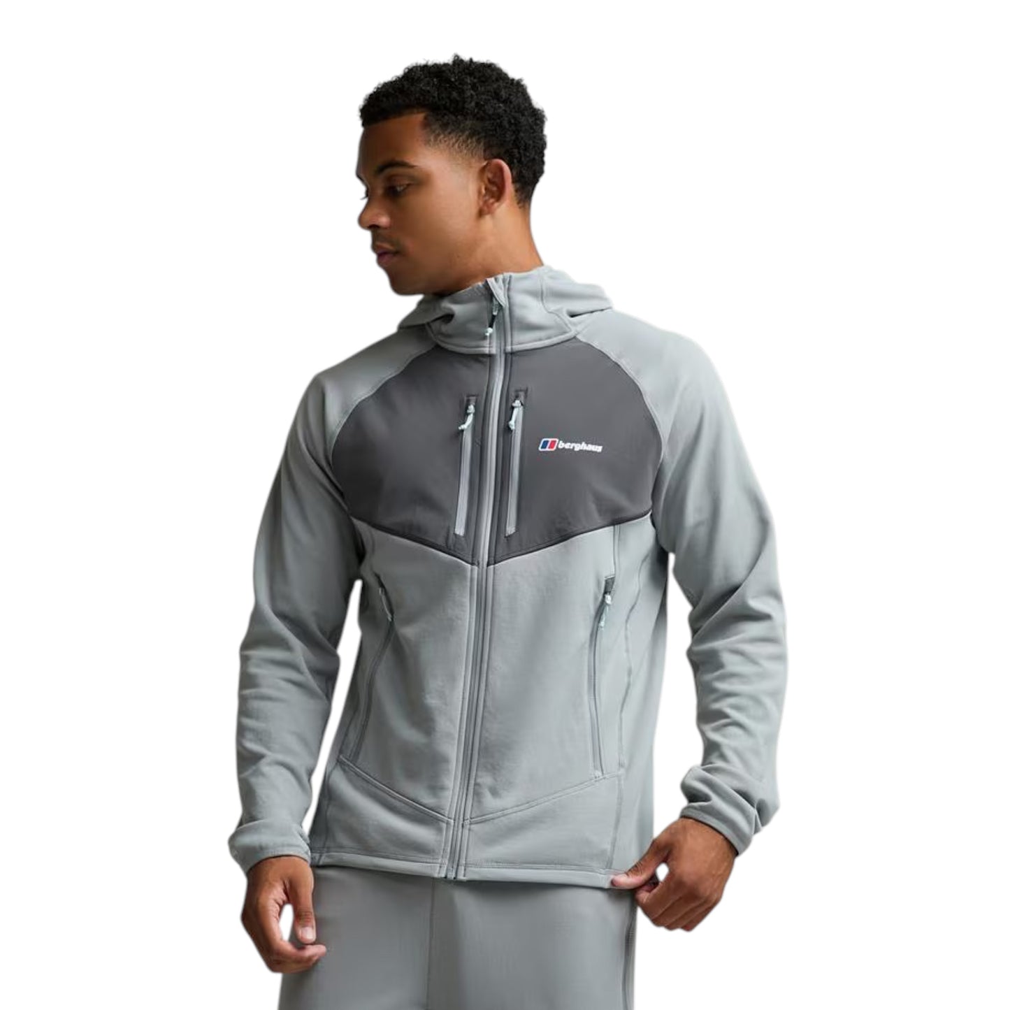 BERGHAUS HOODIE - BLACK/GRAY