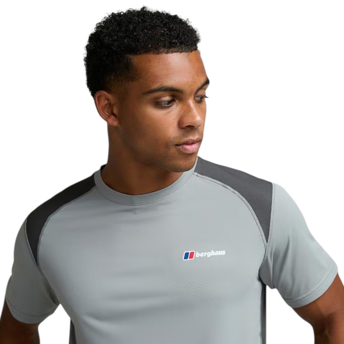 BERGHAUS TECH T-SHIRT - BLACK/GRAY