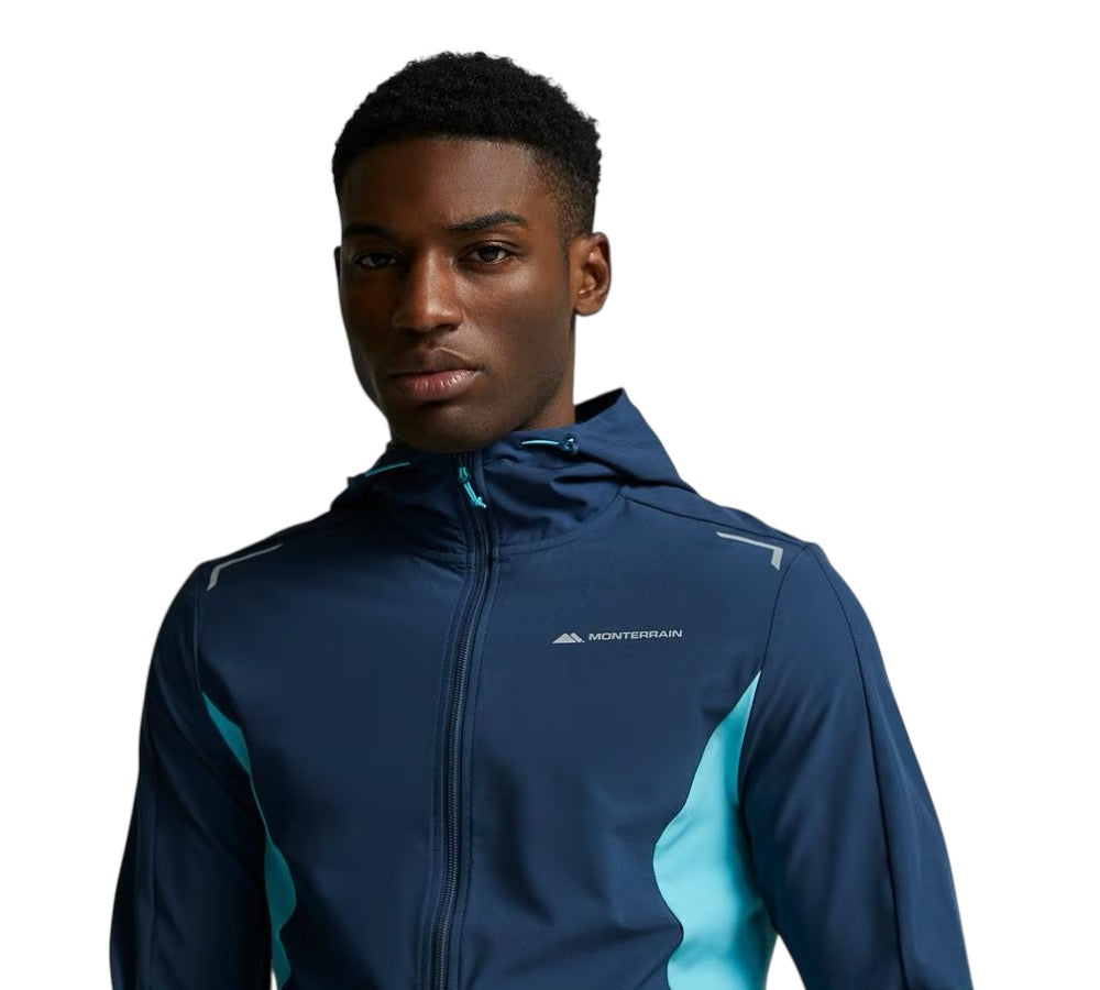 MONTERRAIN LYDER WINDBREAKER - SEA JET BLUE/NAVY