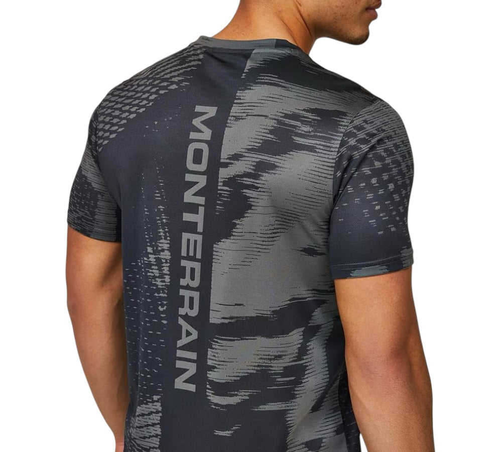 MONTERRAIN DIVIDE T-SHIRT - BLACK