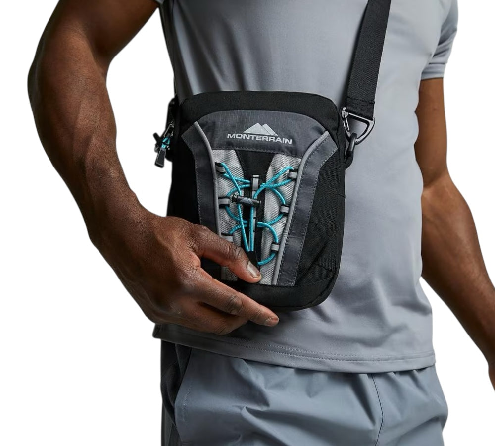 MONTERRAIN MANTLE MINI BAG - BLACK/GREY/BLUE