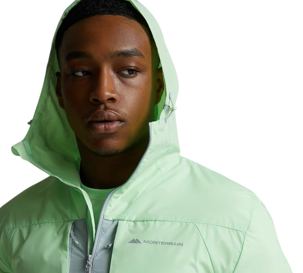 MONTERRAIN CHASE 2.0 WINDBREAKER - GREEN/MIST