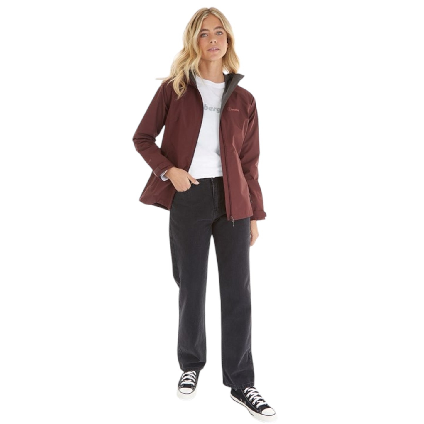 BERGHAUS WOMENS GORE-TEX WATERPROOF JACKET - BROWN