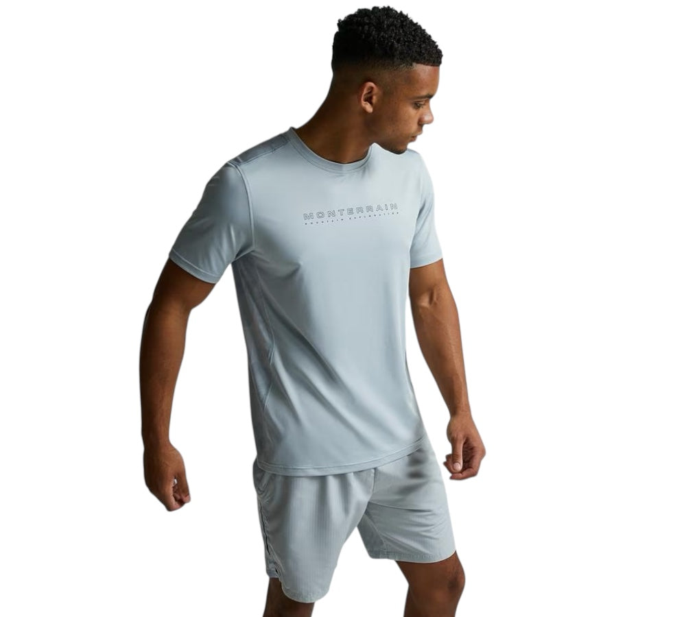 MONTERRAIN HARBOUR MIST T-SHIRT - WHITE/GREY