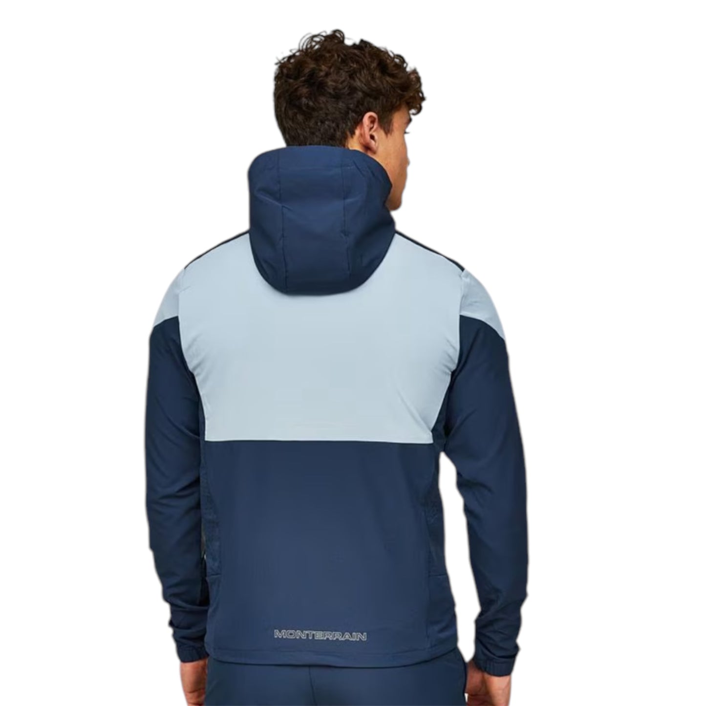 MONTERRAIN ORBIT TRACKSUIT - DUSTY BLUE/ACID LIME