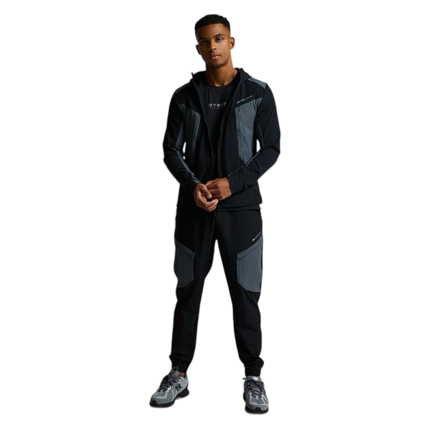 MONTERRAIN DYNAMIC RUNNING PANTS - BLACK