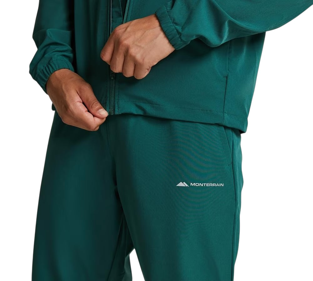 MONTERRAIN DISTANCE WOVEN RUNNING PANT GREEN