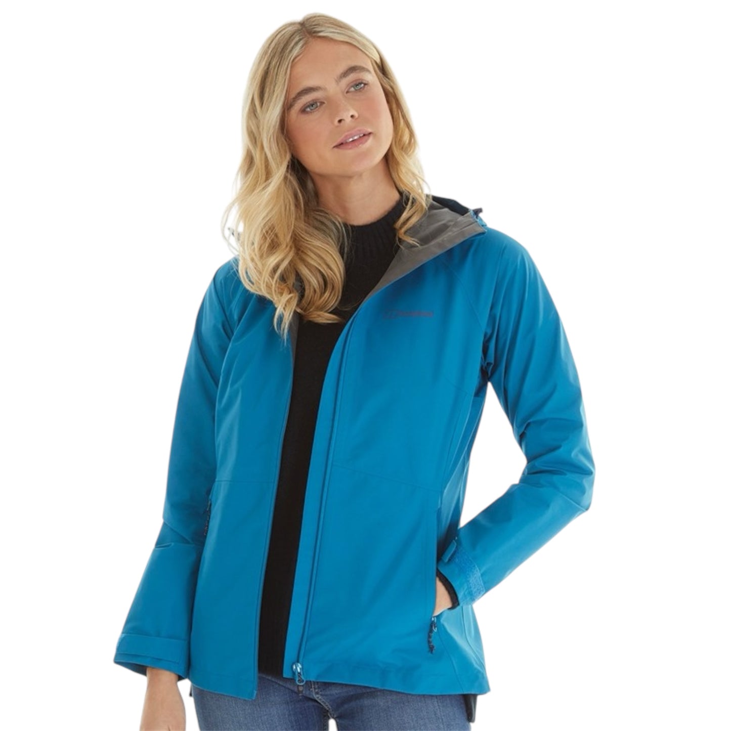 BERGHAUS WOMENS GORE-TEX WATERPROOF JACKET - BLUE