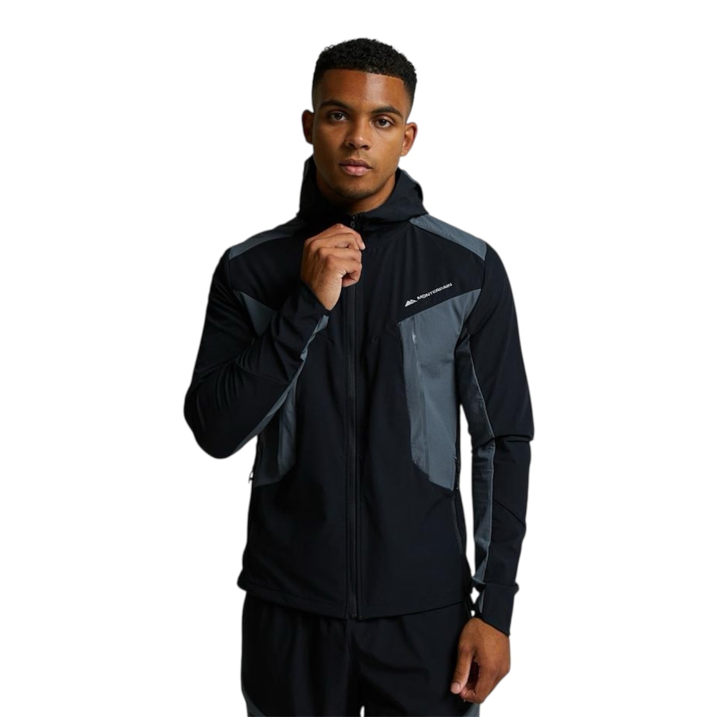 MONTERRAIN DYNAMIC 2.0 WOVEN HOODIE - BLACK