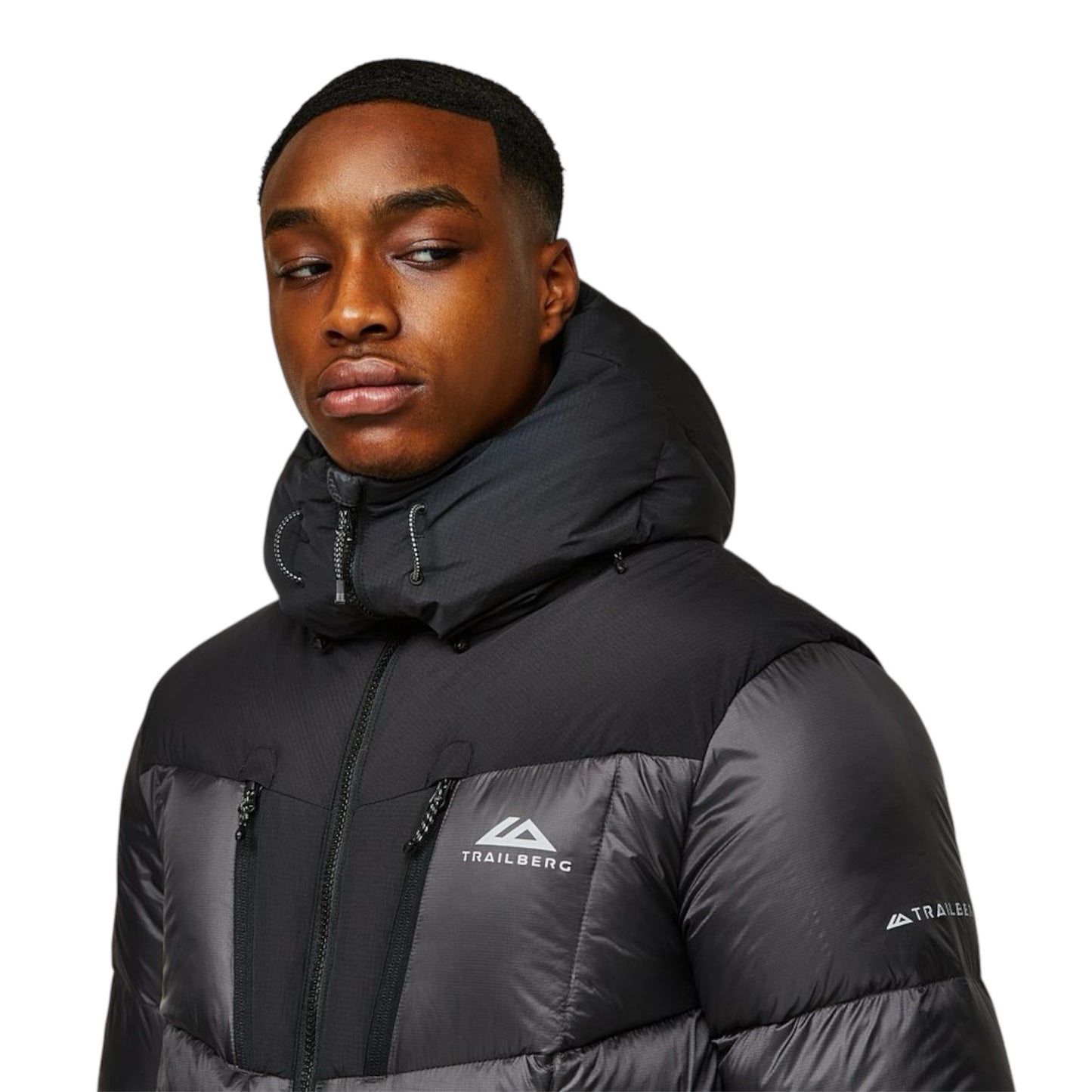 TRAILBERG ASPHALT PUFFER JACKET - BLACK