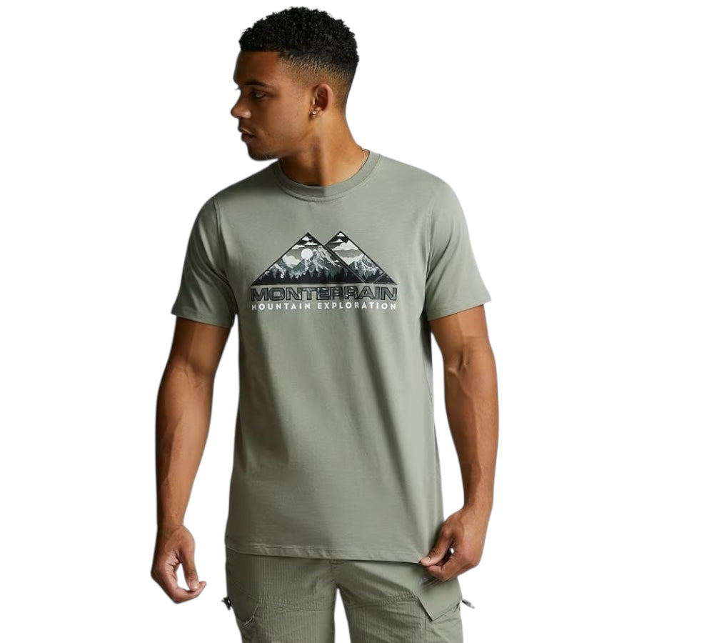 MONTERRAIN HARBOUR CLIMATE T-SHIRT - SHADOW GREEN
