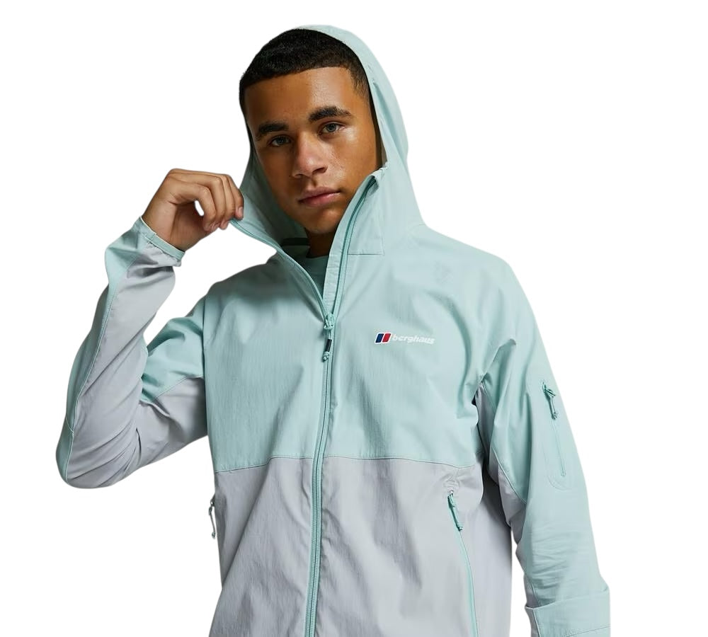 BERGHAUS THERAN PLUS FULL ZIP HOODIE - BLUE