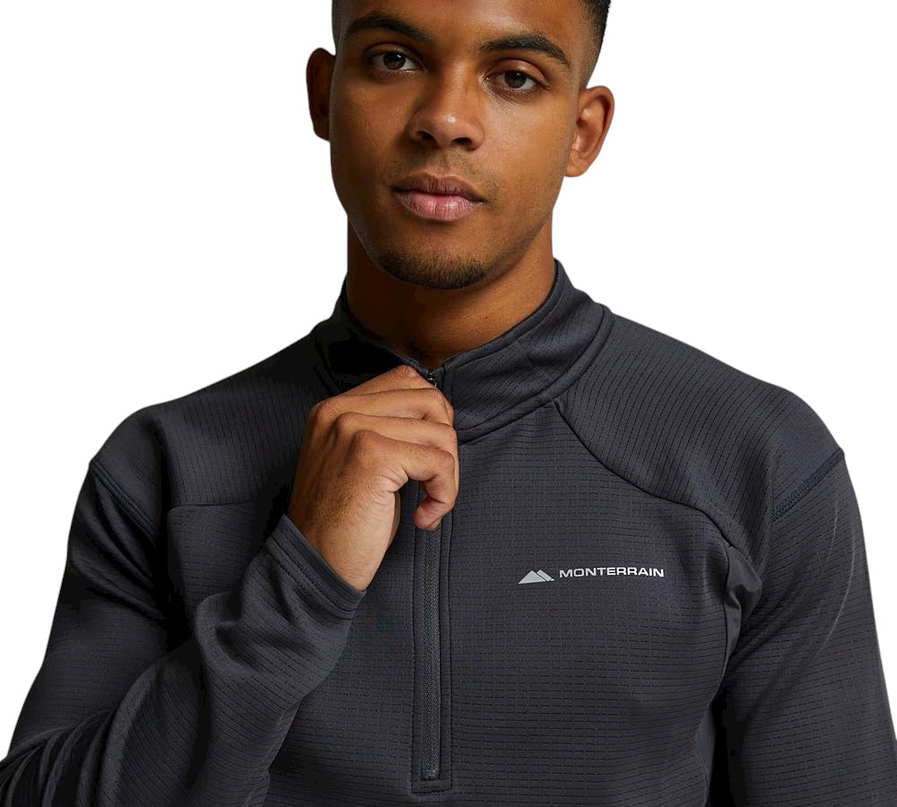 MONTERRAIN POLY 1/4 ZIP TRACKSUIT - GREY
