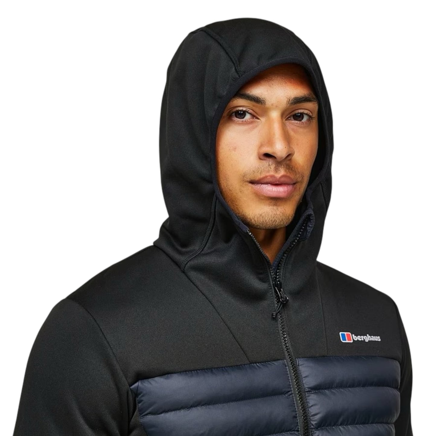 BERGHAUS SLIM HYBRID JACKET - BLACK