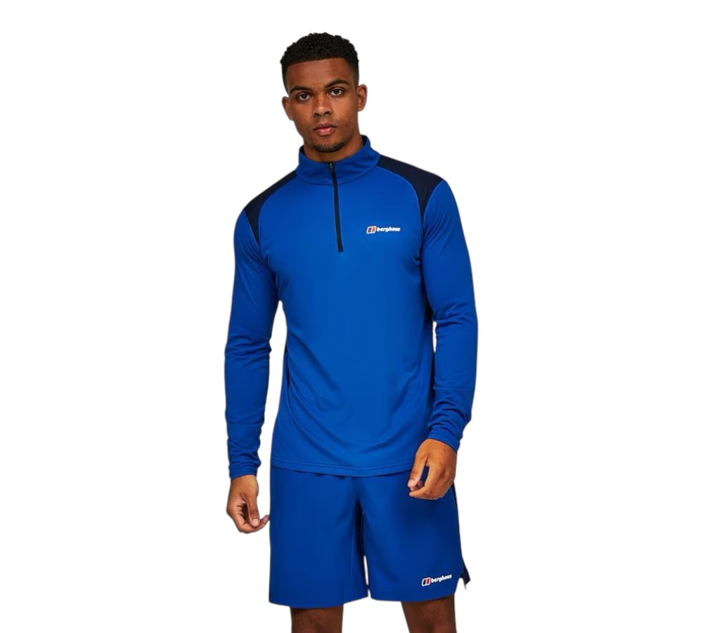 BERGHAUS WAYSIDE 3.0 QUARTER ZIP - BLUE