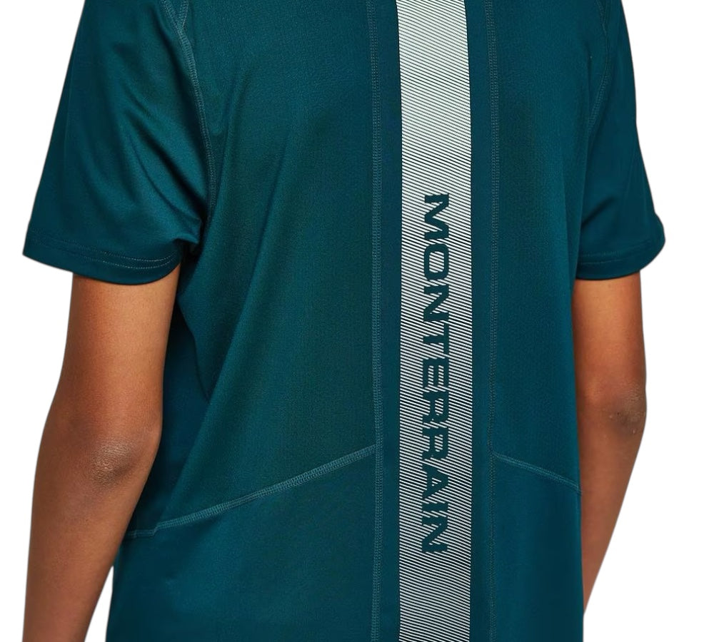 JUNIOR MONTERRAIN KATLA T-SHIRT - TEAL/GREEN