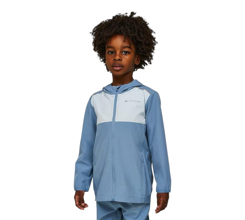 JUNIOR MONTERRAIN FORM WOVEN TRACKSUIT - BALLAD BLUE