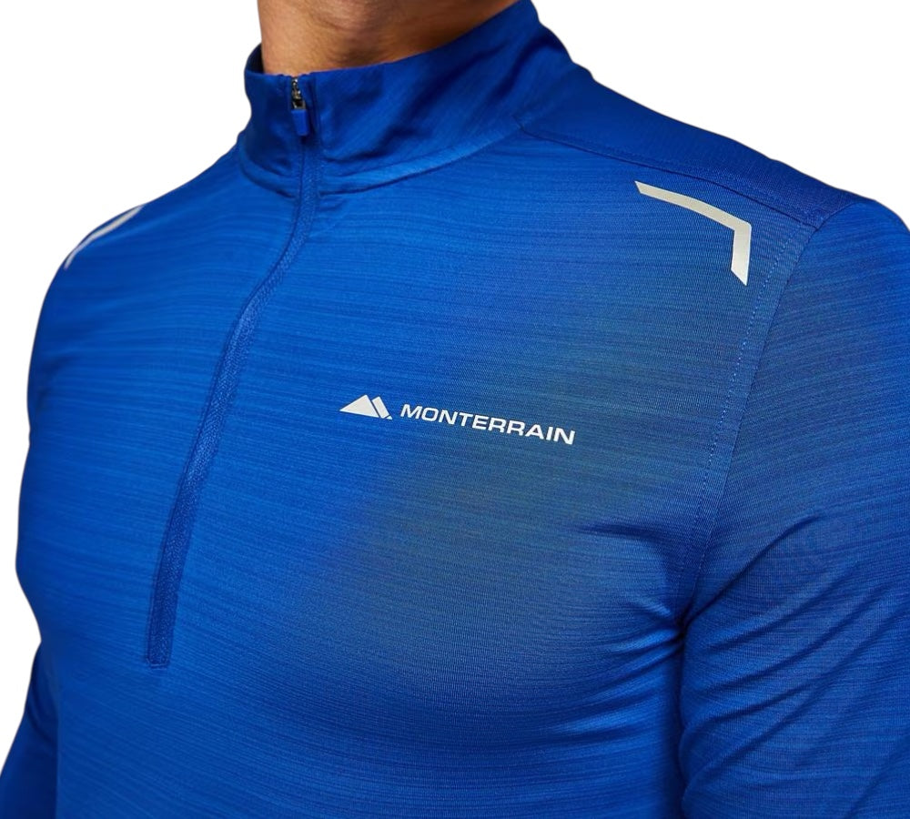 MONTERRAIN LYDER 3.0 1/4 ZIP - BLUE