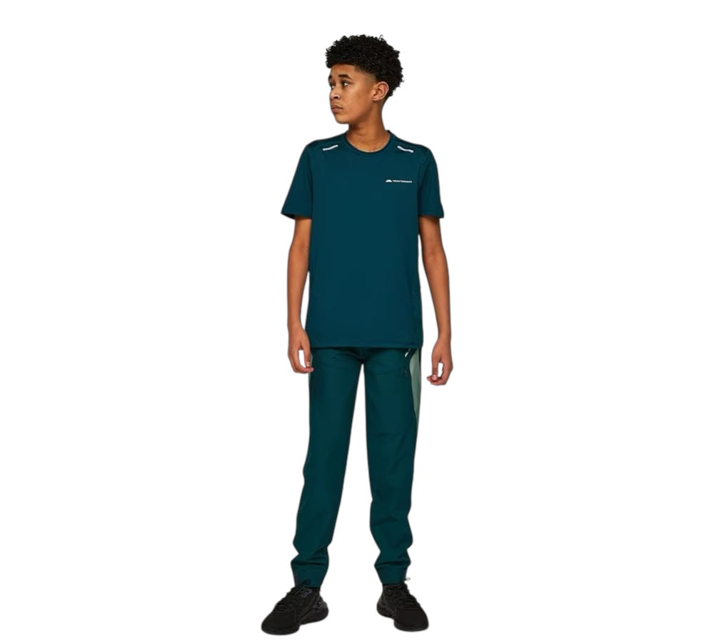 JUNIOR MONTERRAIN KATLA T-SHIRT - TEAL/GREEN