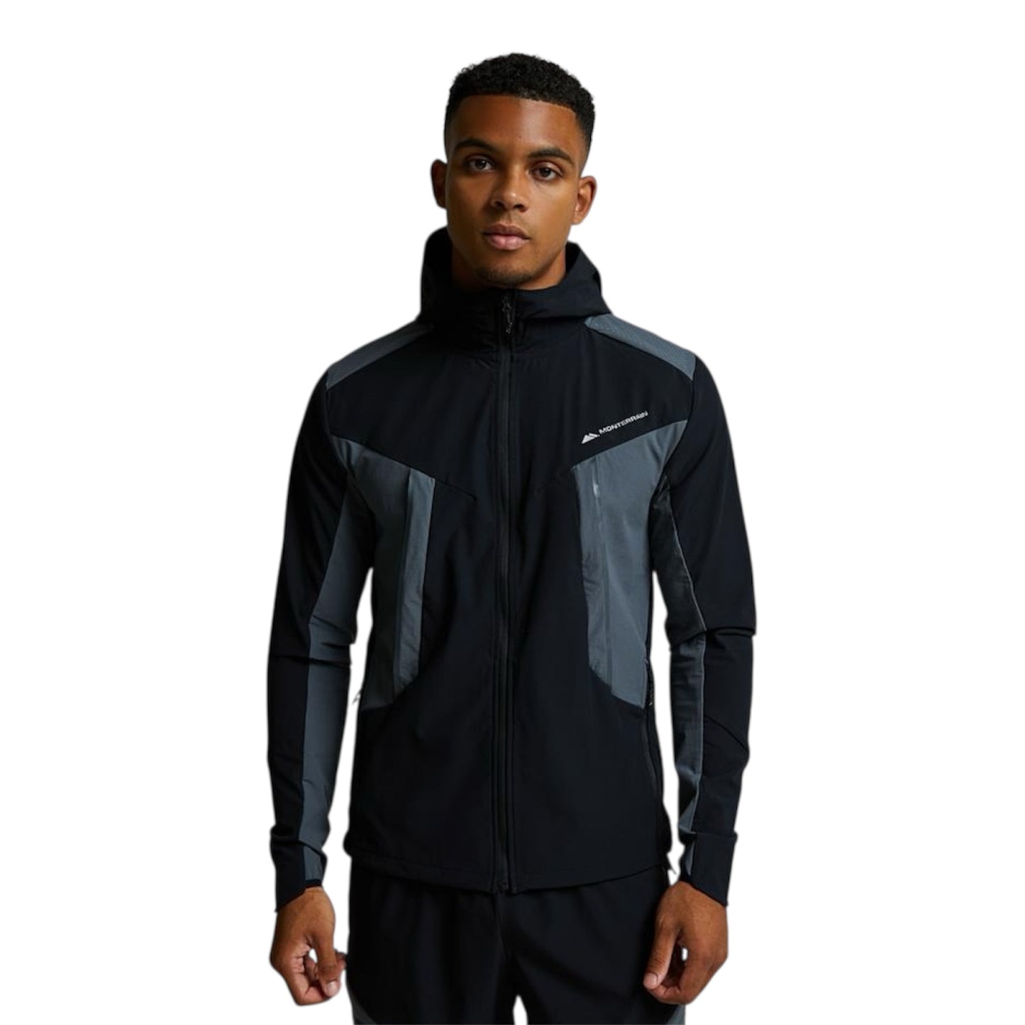 MONTERRAIN DYNAMIC 2.0 WOVEN HOODIE - BLACK