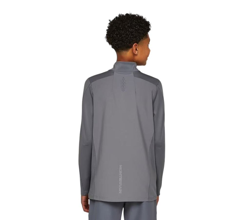 JUNIOR MONTERRAIN RAMBLE 1/4 ZIP - GREY