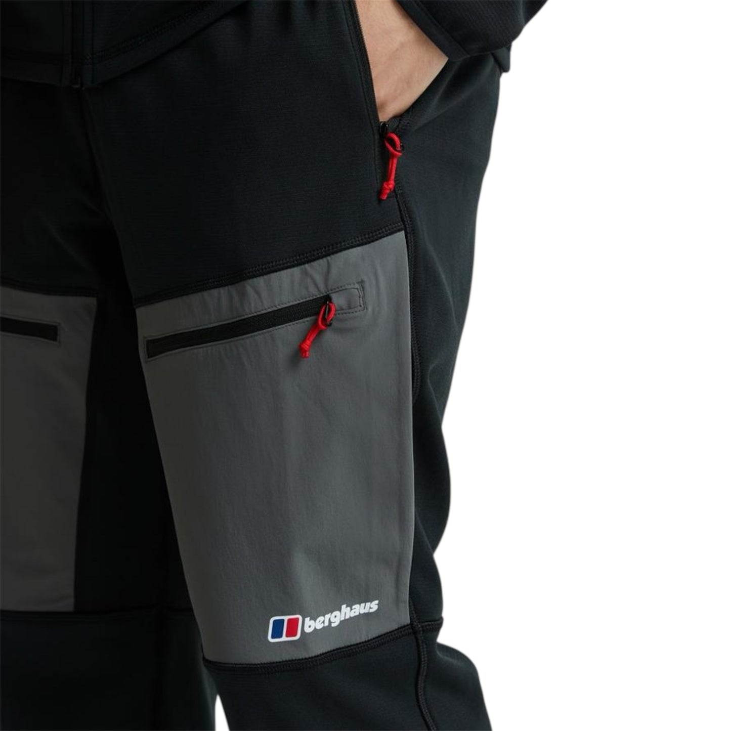 BERGHAUS CAVERN BOTTOMS - BLACK/GREY/RED