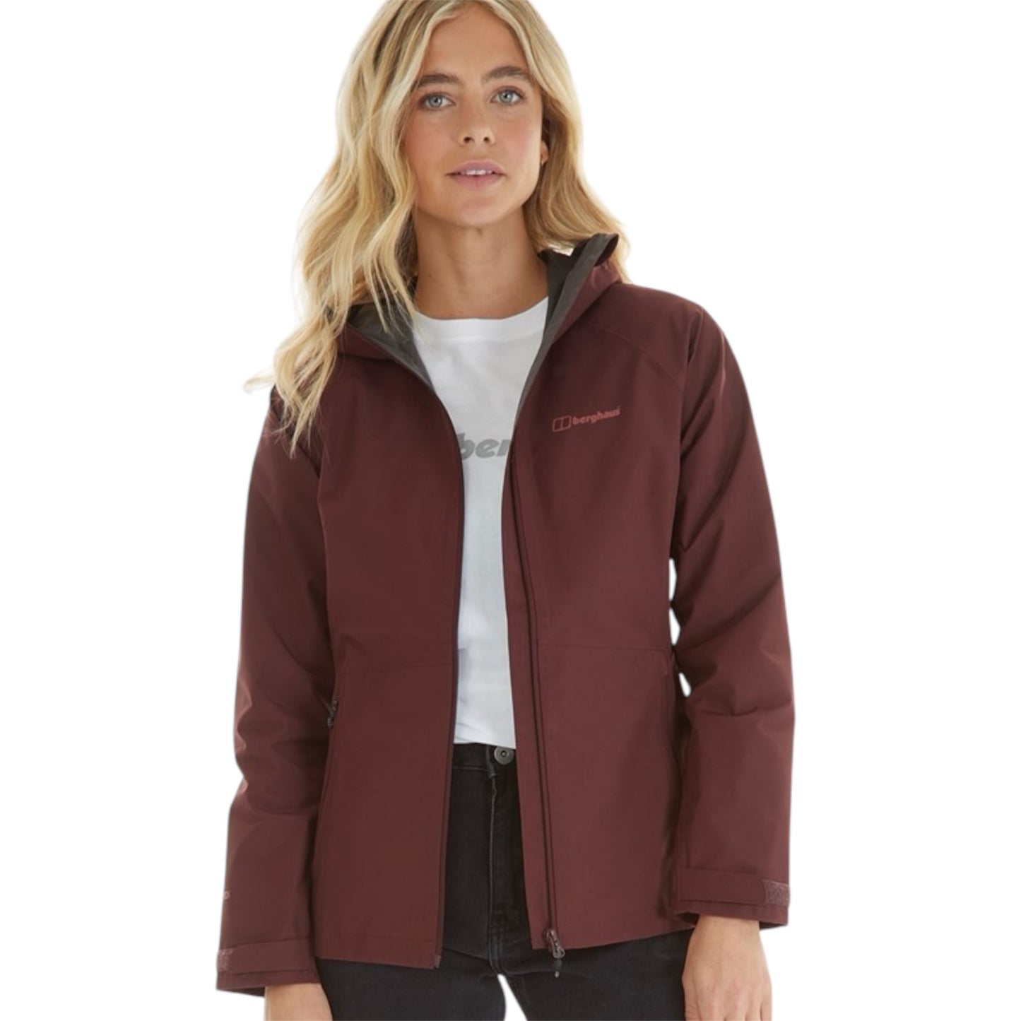 BERGHAUS WOMENS GORE-TEX WATERPROOF JACKET - BROWN