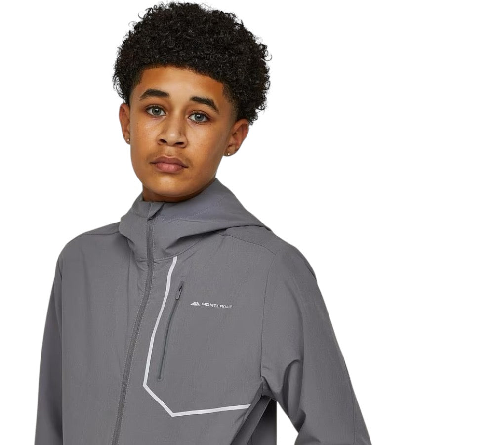 JUNIOR MONTERRAIN RAMBLE WINDBREAKER - GREY