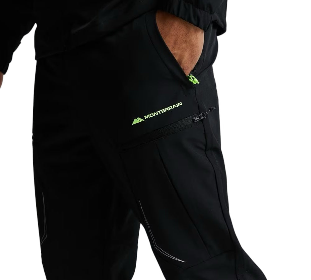 MONTERRAIN ORBIT PANTS - BLACK/VOLT
