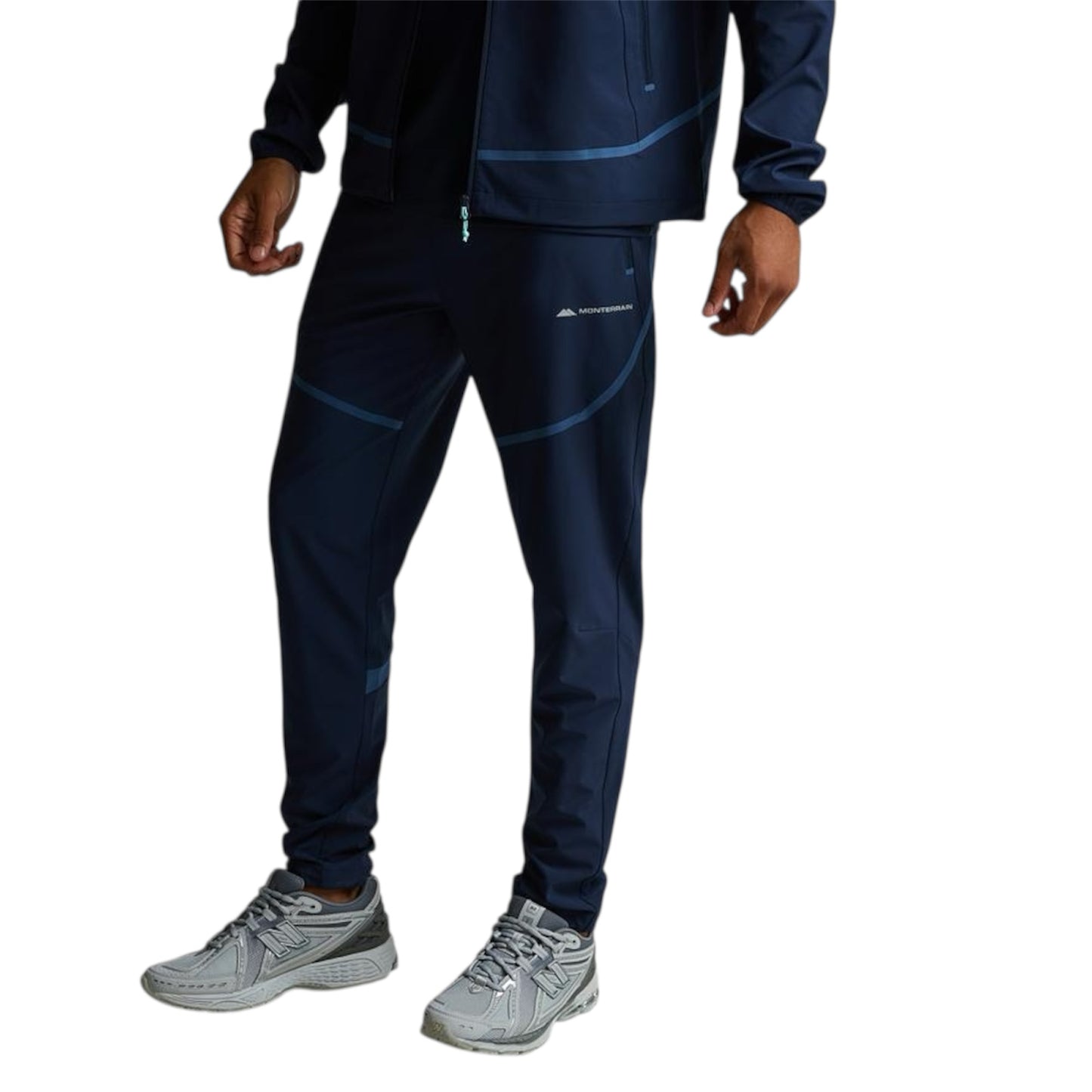 MONTERRAIN AZURE RUNNING PANTS - BLUE
