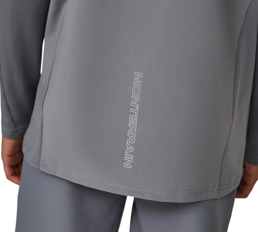 JUNIOR MONTERRAIN RAMBLE 1/4 ZIP - GREY