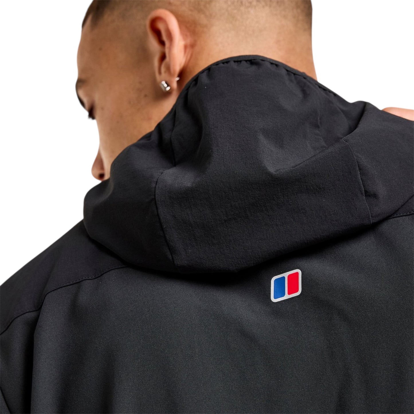 BERGHAUS TRACK JACKET - BLACK/RED