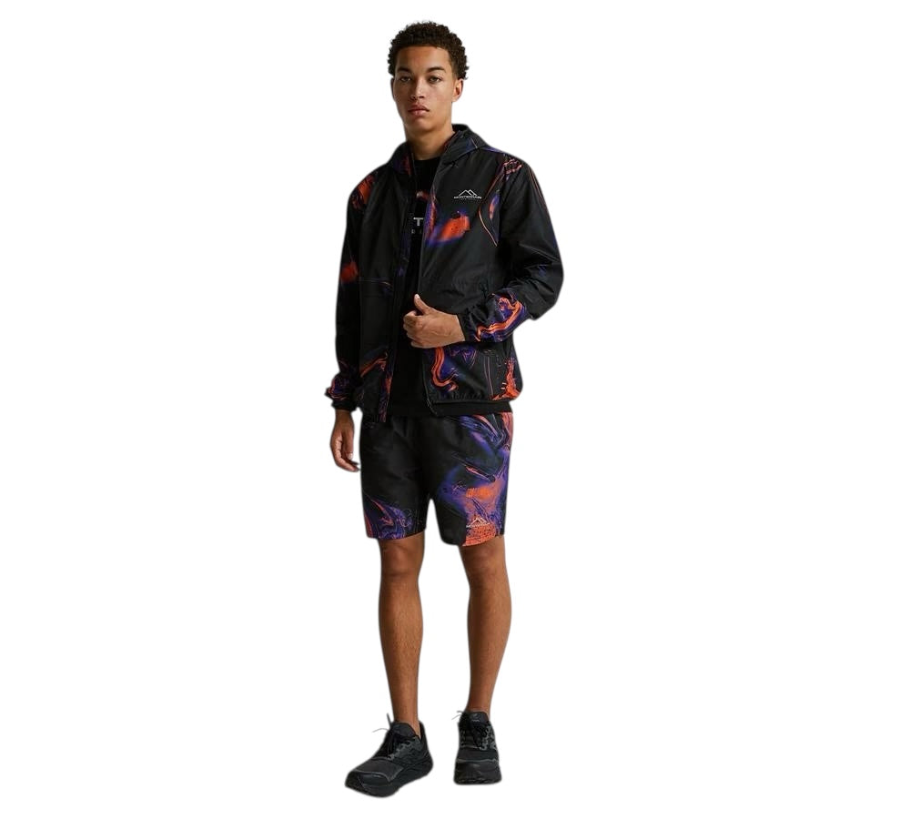 MONTERRAIN SATURN WINDBREAKER BLACK/PURPLEMAGMA