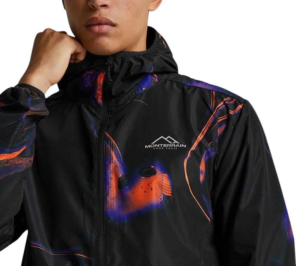 MONTERRAIN SATURN WINDBREAKER BLACK/PURPLEMAGMA