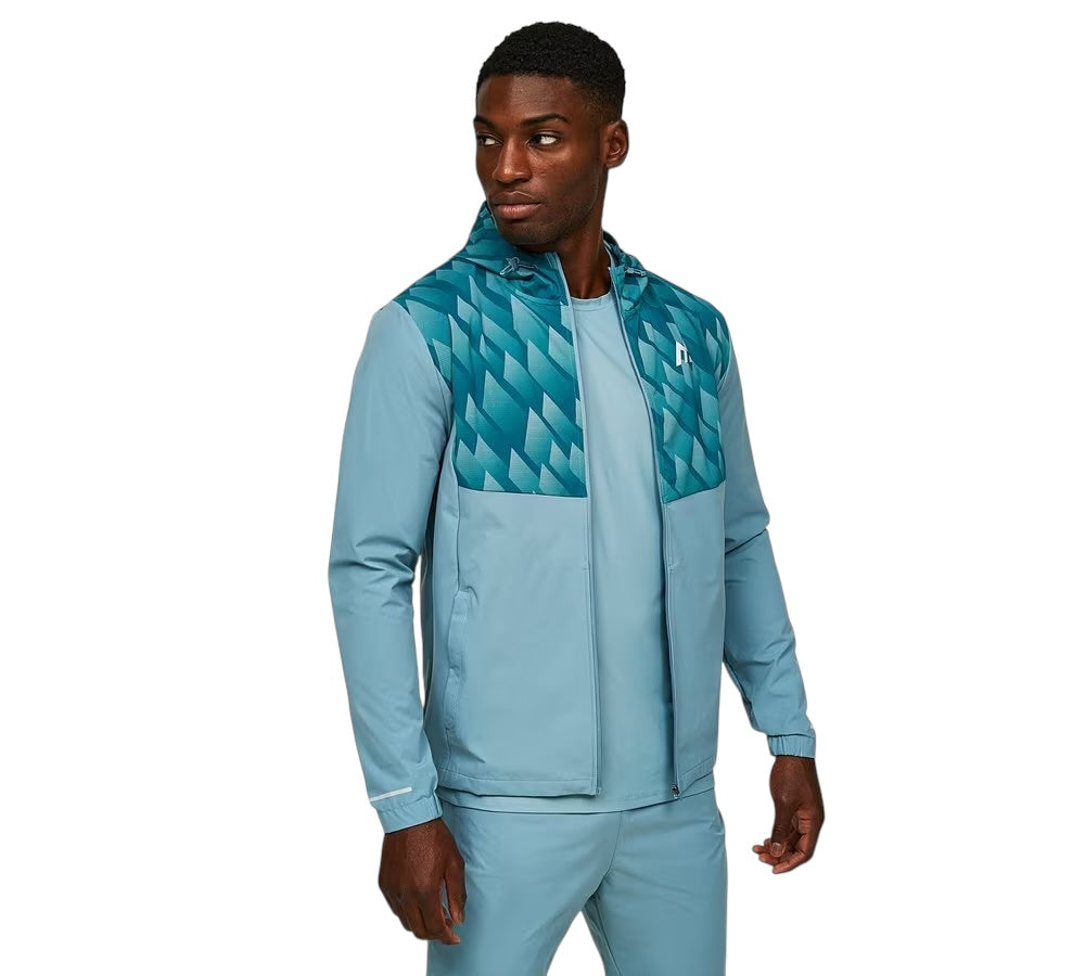 MONTIREX CHARGE PRINT HOODIE - BLUE