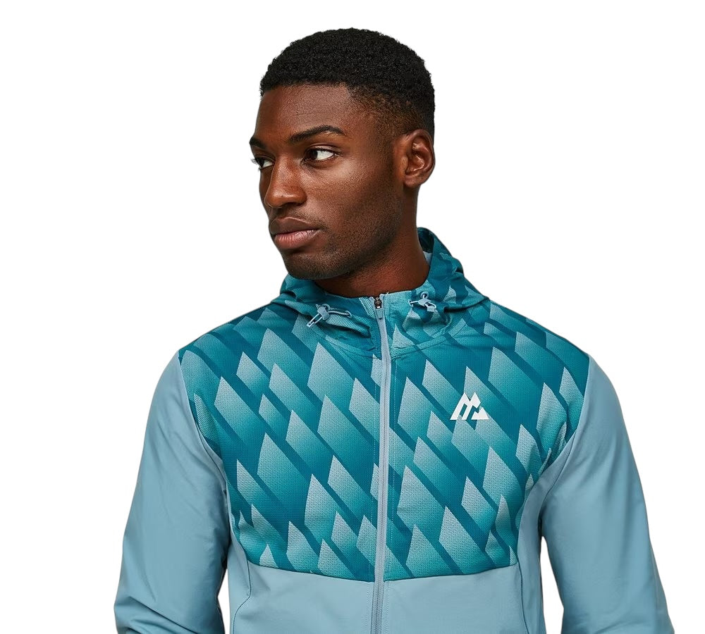 MONTIREX CHARGE PRINT HOODIE - BLUE