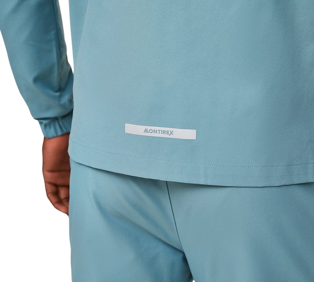 MONTIREX CHARGE PRINT HOODIE - BLUE
