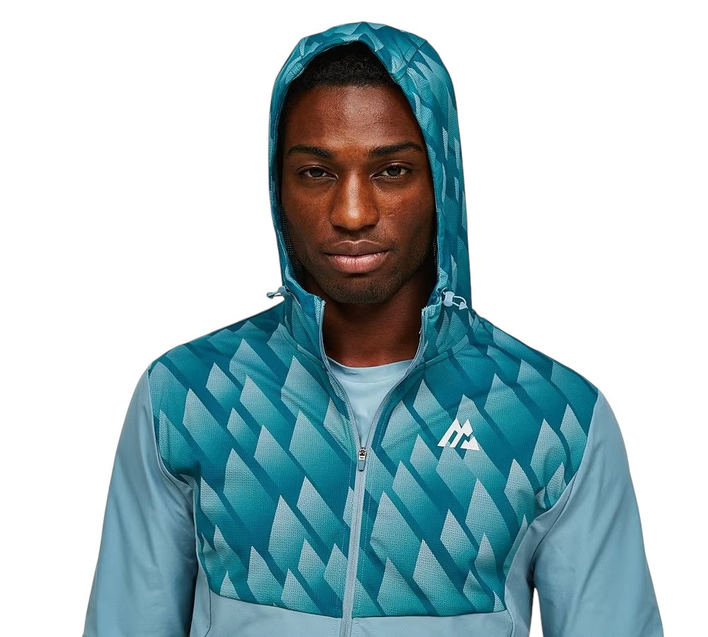 MONTIREX CHARGE PRINT HOODIE - BLUE