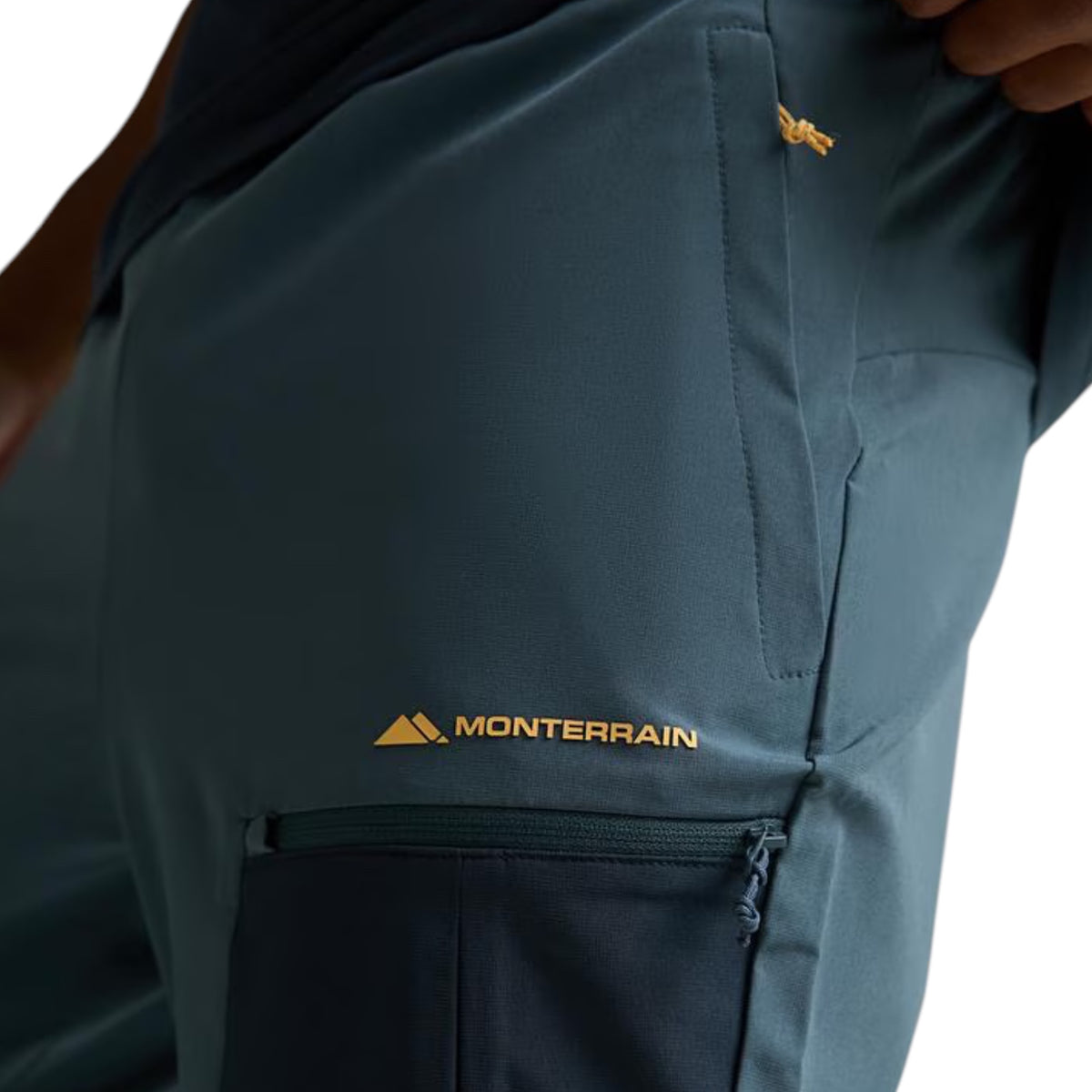 MONTERRAIN ORBIT WOVEN RUNNING PANTS - BLUE