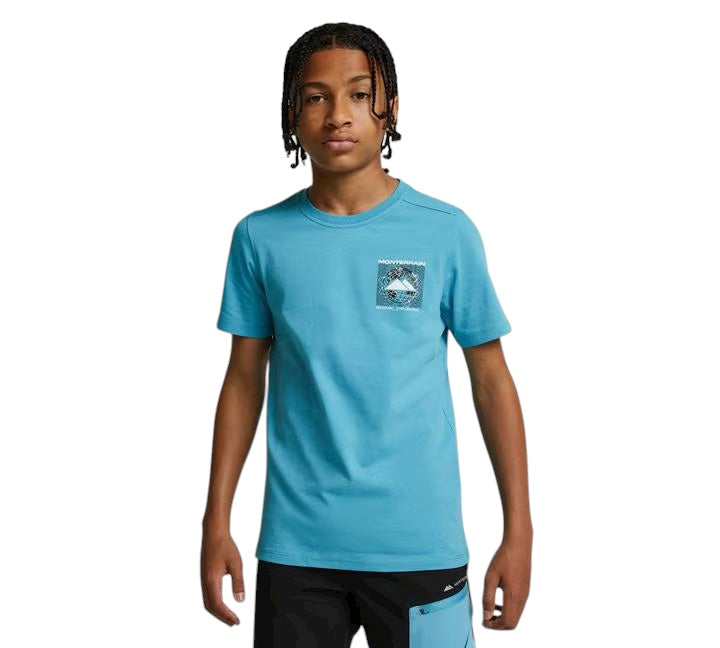 JUNIOR MONTERRAIN SATELLITE T-SHIRT - BLUE
