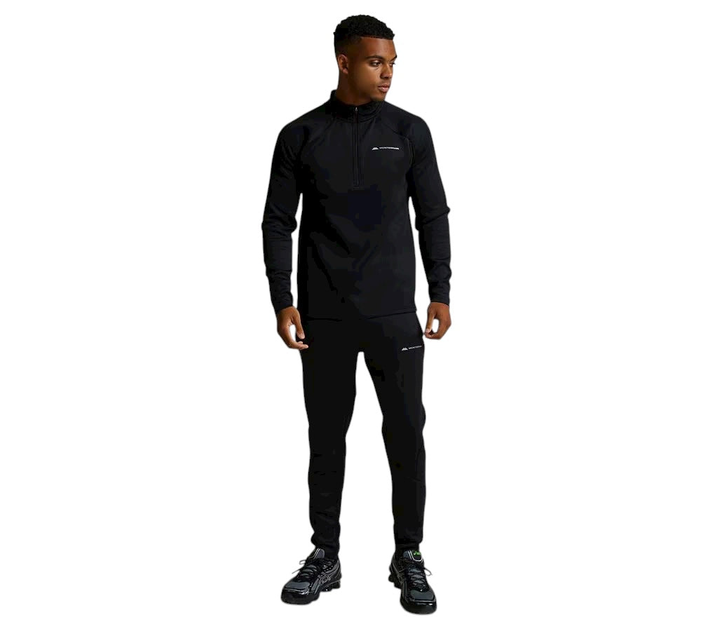 MONTERRAIN POLY 1/4 ZIP TRACKSUIT - BLACK