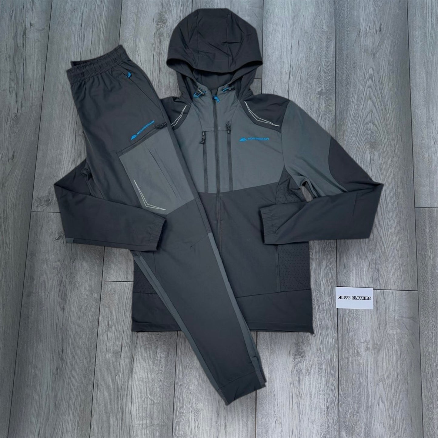 MONTERRAIN ORBIT TRACKSUIT - GREY/BLUE